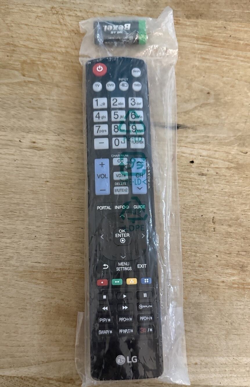 LG AKB73755450 Commercial Hospitality TV Remote Control for Master TV Setup New